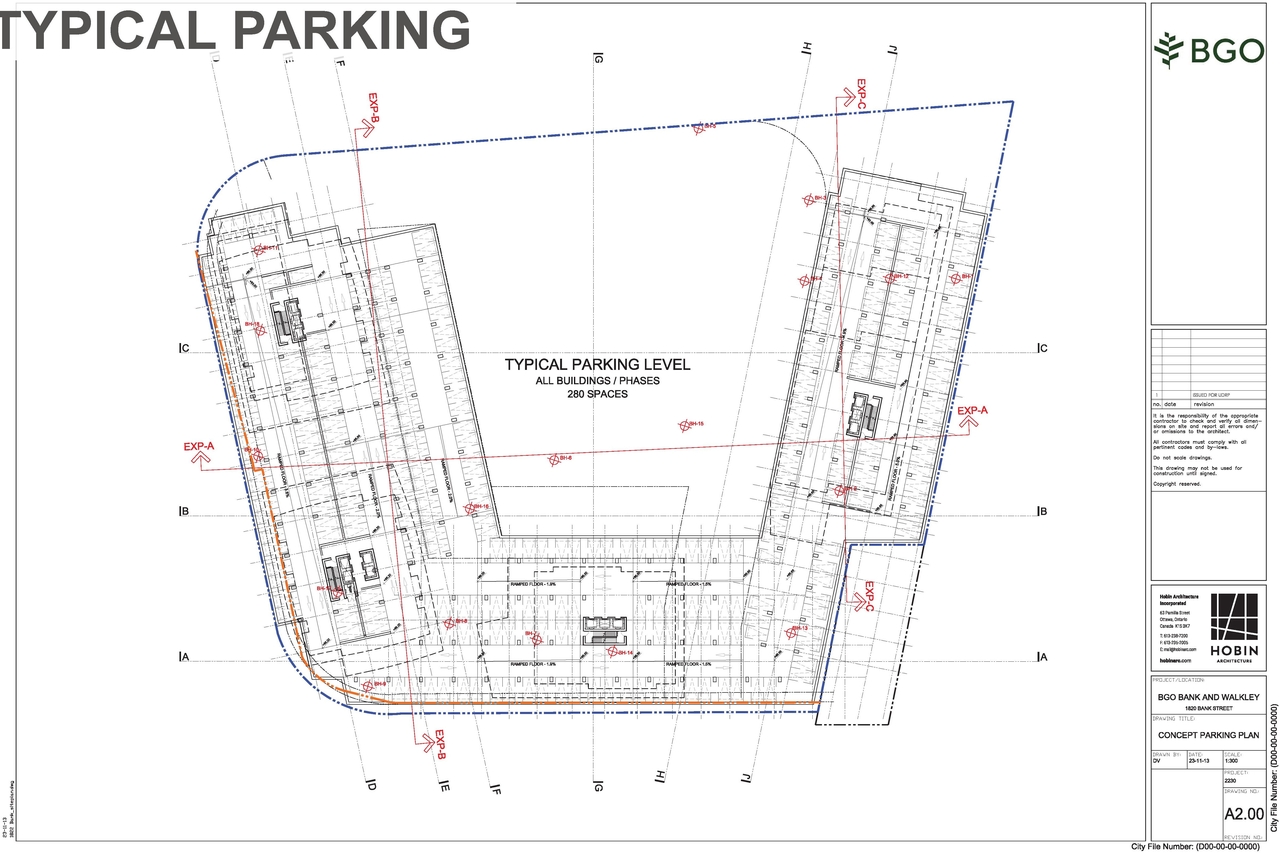 Construction site plan for project from page 51 of the file '2025-04-04 - Urban Design Review Panel Report - D07-16-24-0025'