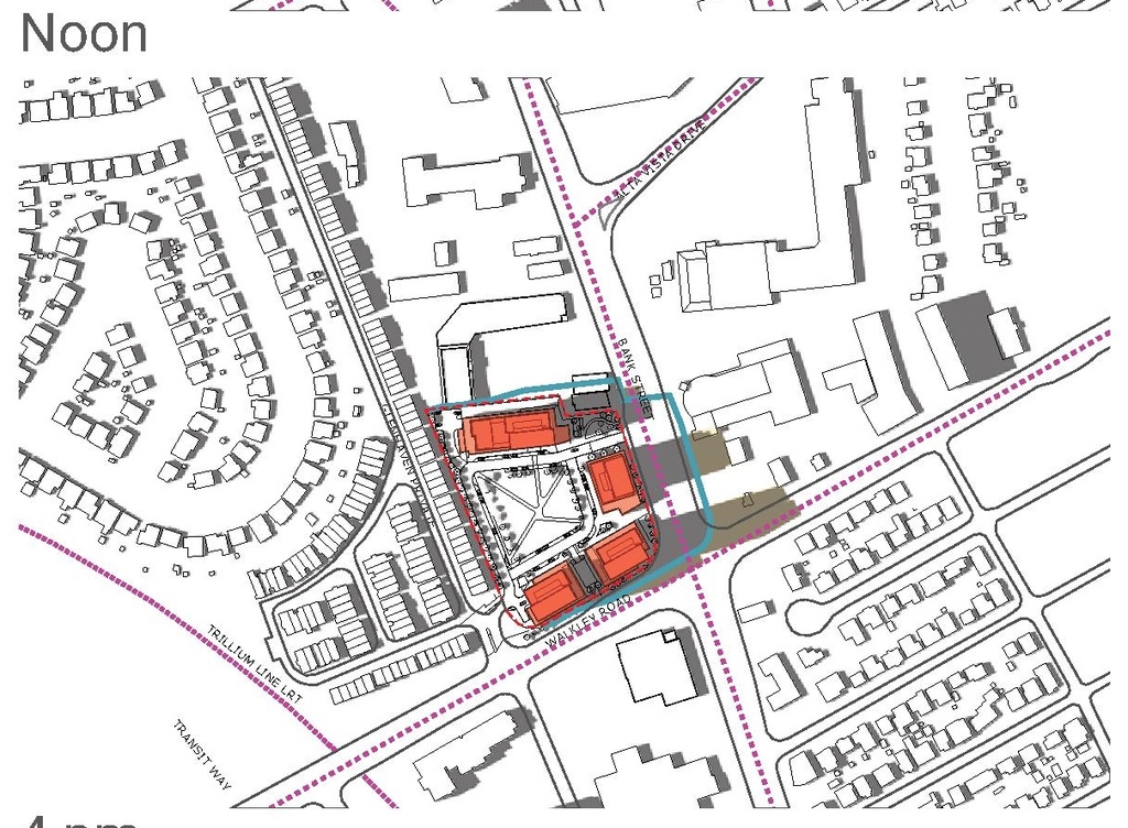 Construction site plan for project from page 57 of the file '2025-04-04 - Urban Design Review Panel Report - D07-16-24-0025'