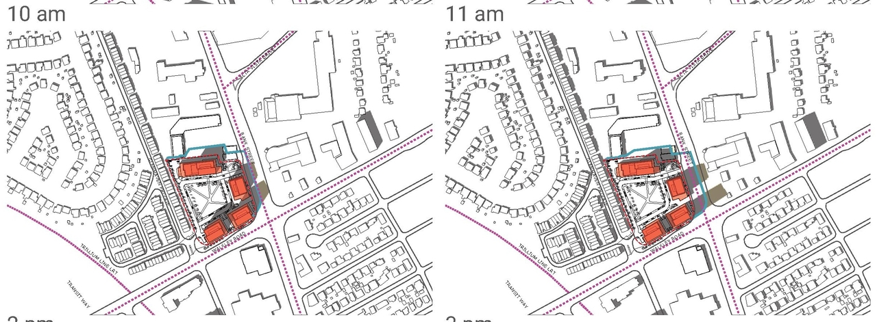 Construction site plan for project from page 57 of the file '2025-04-04 - Urban Design Review Panel Report - D07-16-24-0025'
