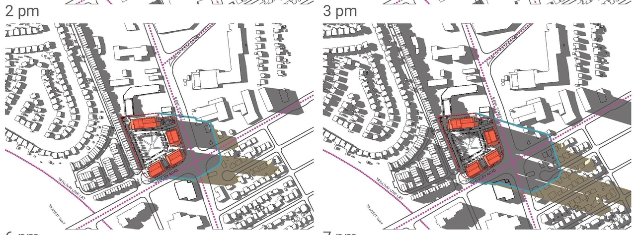 Construction site plan for project from page 57 of the file '2025-04-04 - Urban Design Review Panel Report - D07-16-24-0025'
