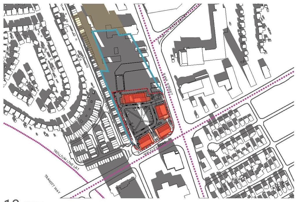 Construction site plan for project from page 58 of the file '2025-04-04 - Urban Design Review Panel Report - D07-16-24-0025'
