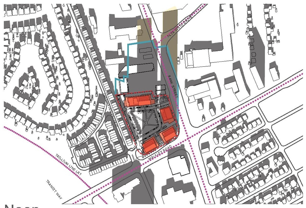 Construction site plan for project from page 58 of the file '2025-04-04 - Urban Design Review Panel Report - D07-16-24-0025'