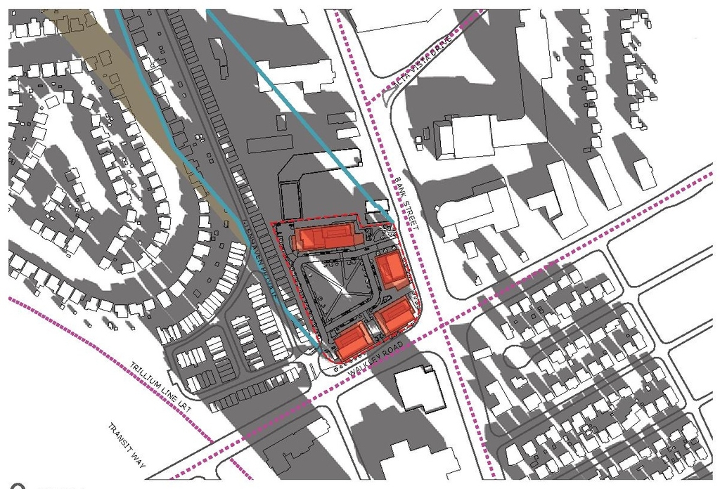 Construction site plan for project from page 58 of the file '2025-04-04 - Urban Design Review Panel Report - D07-16-24-0025'
