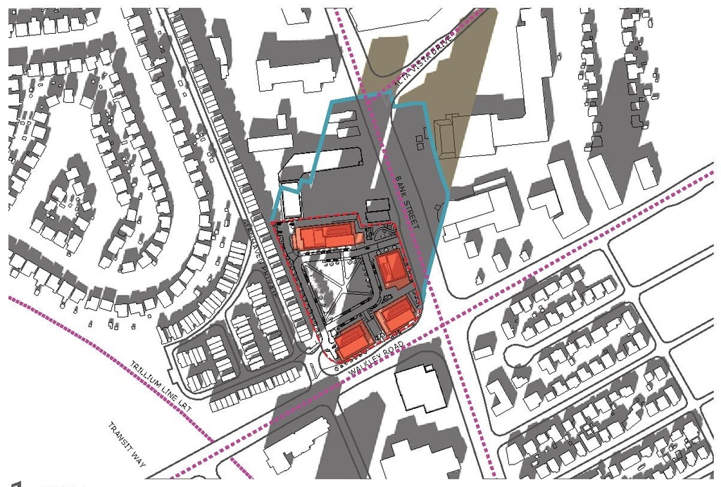 Construction site plan for project from page 58 of the file '2025-04-04 - Urban Design Review Panel Report - D07-16-24-0025'