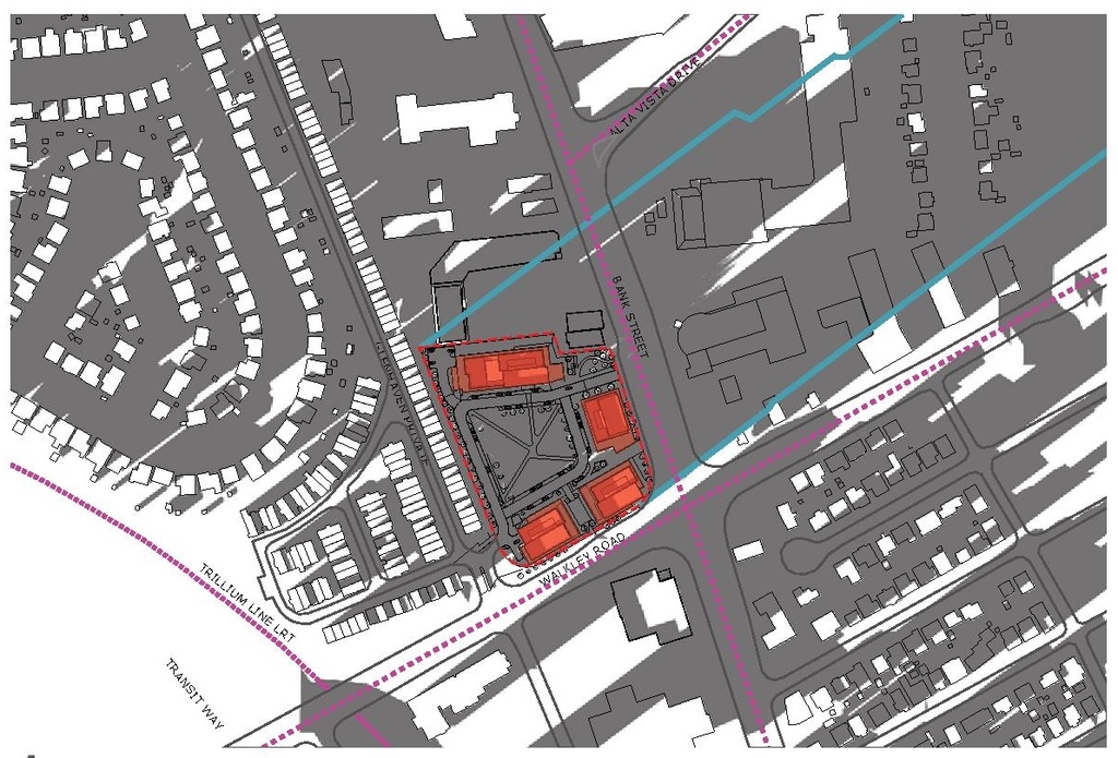 Construction site plan for project from page 58 of the file '2025-04-04 - Urban Design Review Panel Report - D07-16-24-0025'
