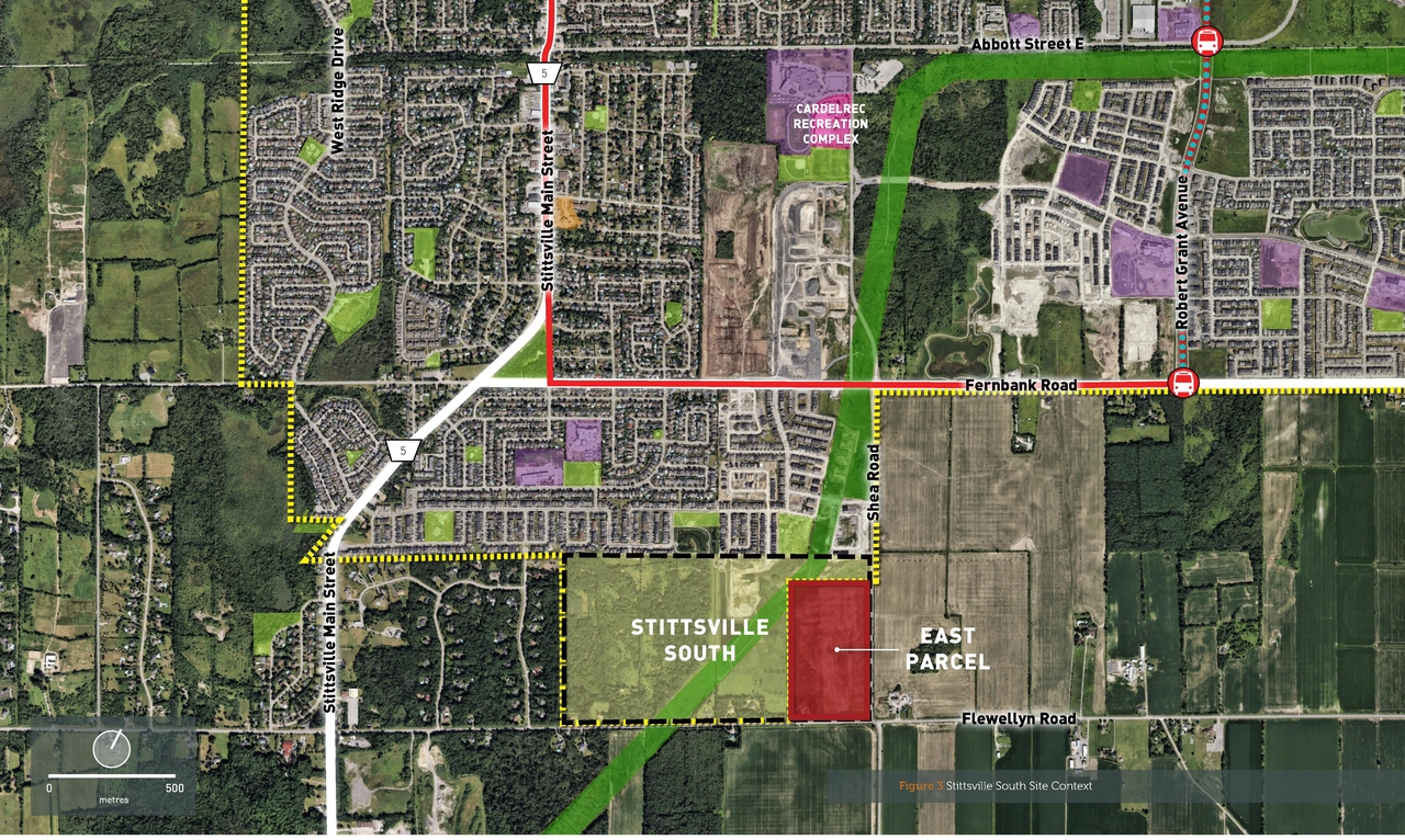 Construction site plan for project from page 7 of the file '2025-07-02 - Urban Design Brief - D07-16-25-0011'