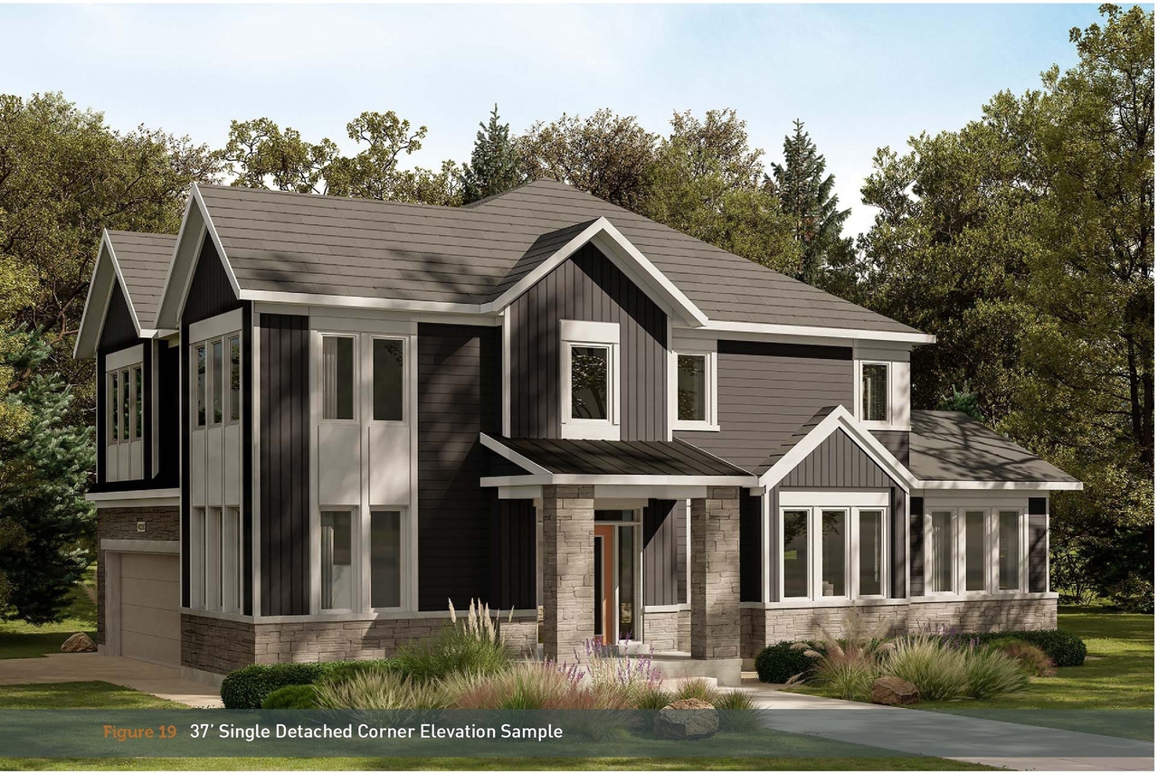 Rendering of building from page 24 of the file '2025-07-02 - Urban Design Brief - D07-16-25-0011'