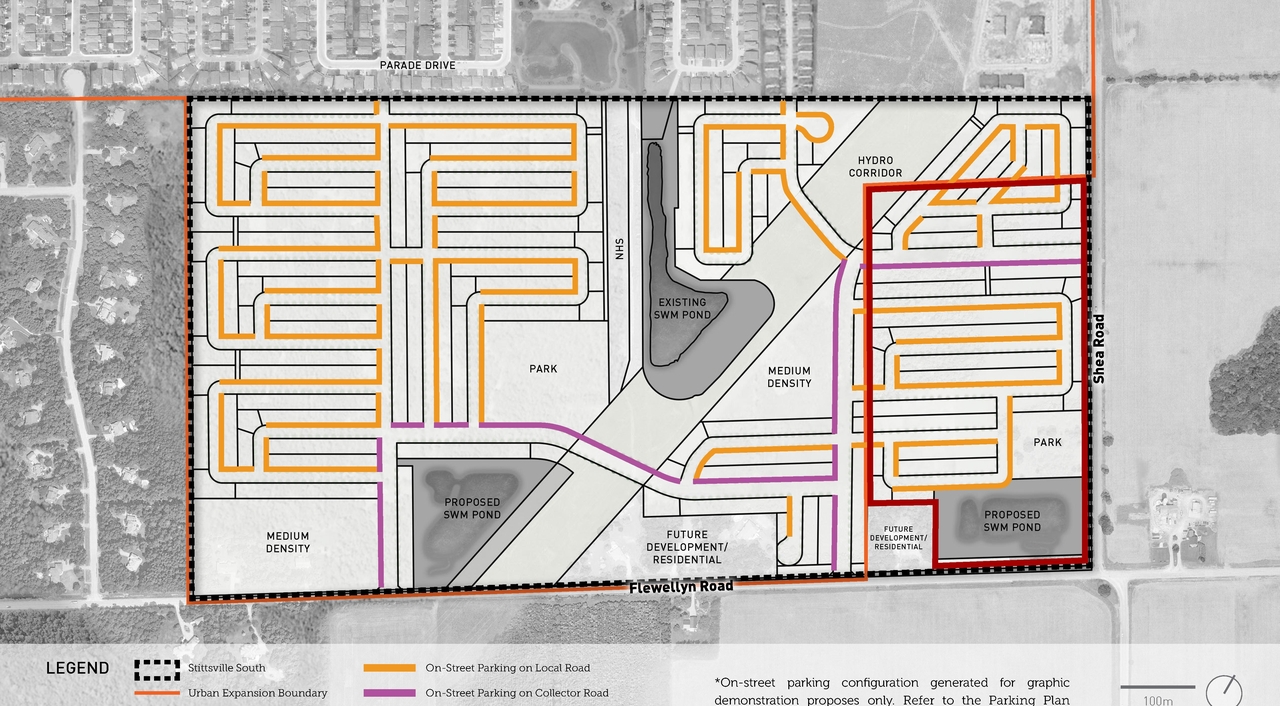 Construction site plan for project from page 33 of the file '2025-07-02 - Urban Design Brief - D07-16-25-0011'