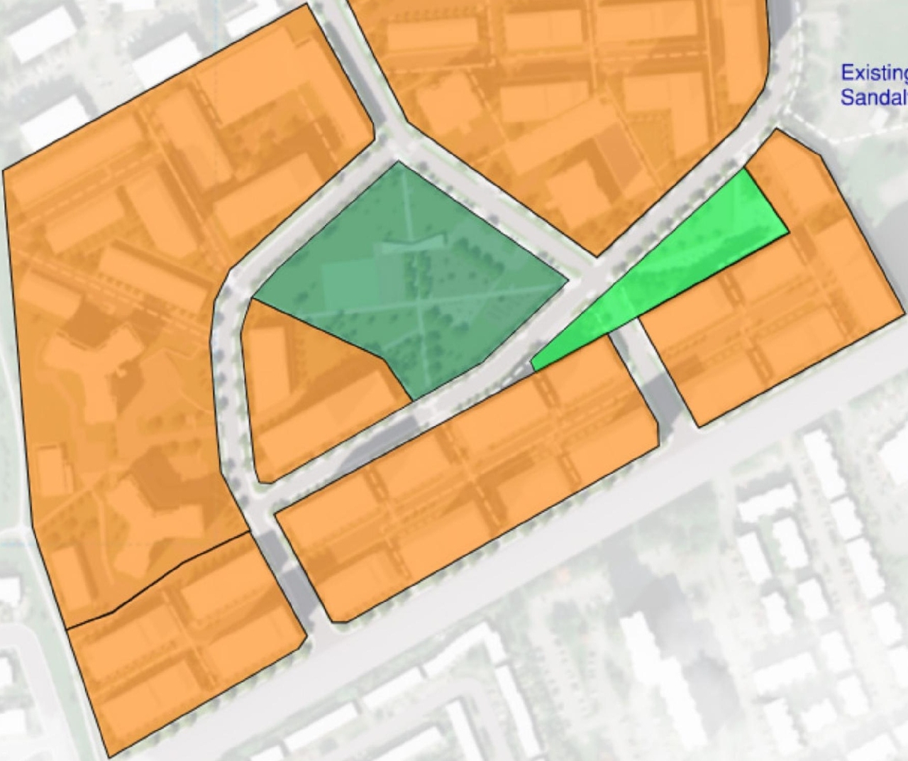 Construction site plan for project from page 28 of the file '2025-08-08 - Urban Design Brief - D07-16-25-0013'