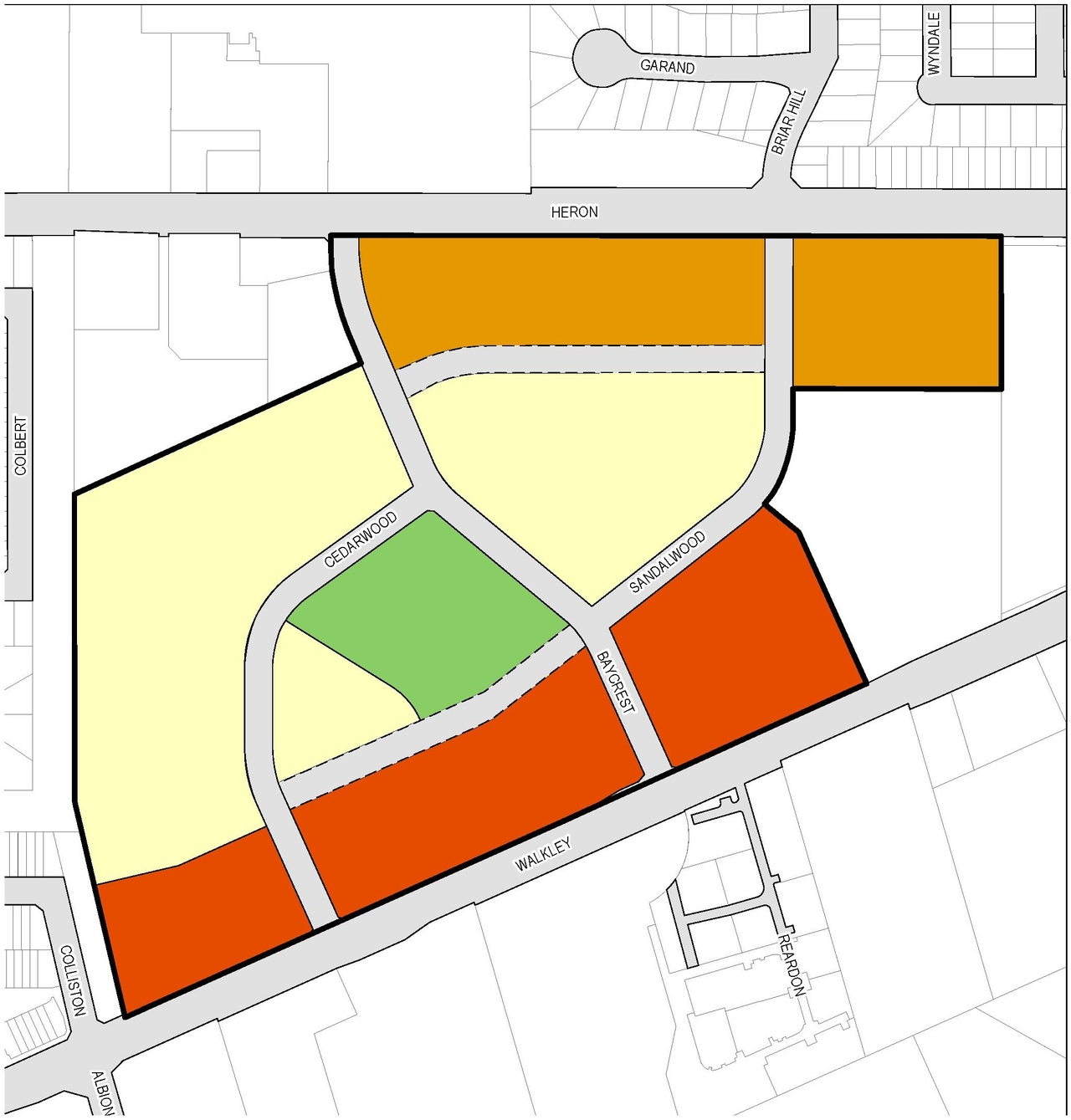 Construction site plan for project from page 67 of the file '2025-08-08 - Urban Design Brief - D07-16-25-0013'