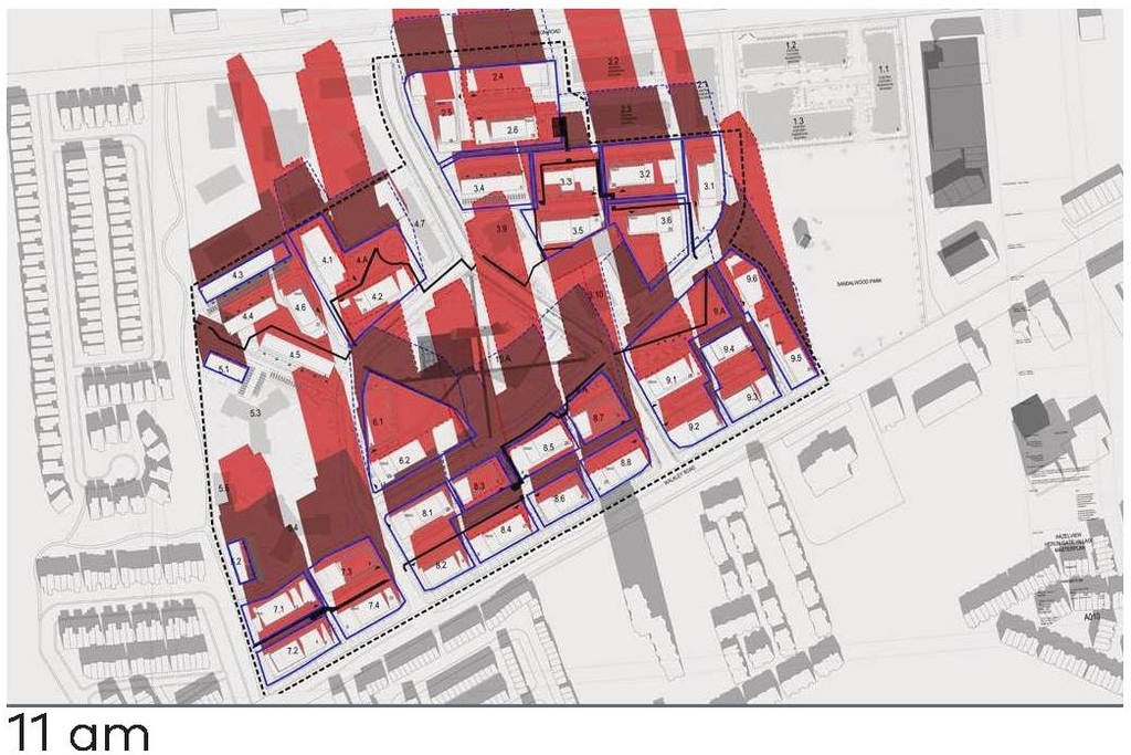Construction site plan for project from page 75 of the file '2025-08-08 - Urban Design Brief - D07-16-25-0013'