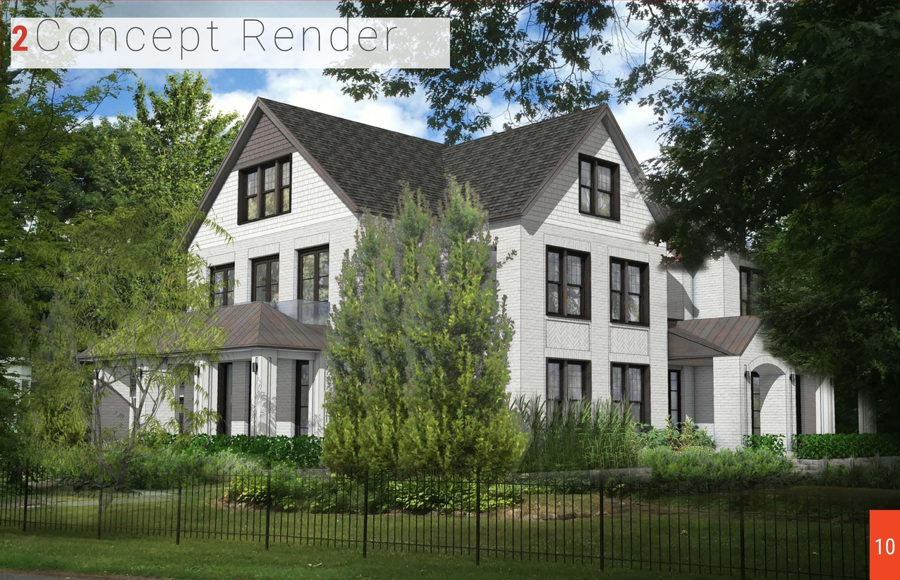 Rendering of building from page 1 of the file '1 Maple - 1112 Lisgar Proposed Renderings'