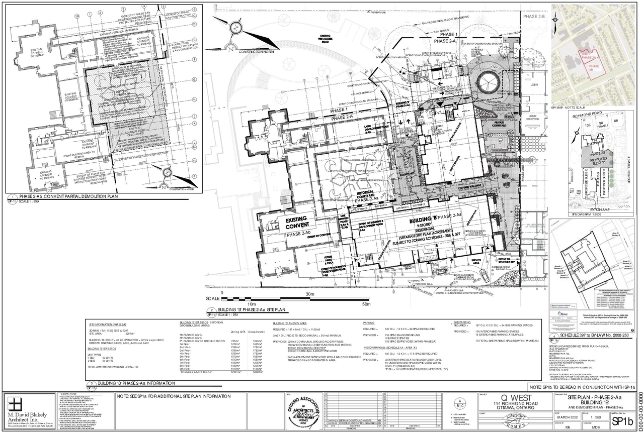 Construction site plan for project from page 8 of the file '2023-08-22 Design Brief'