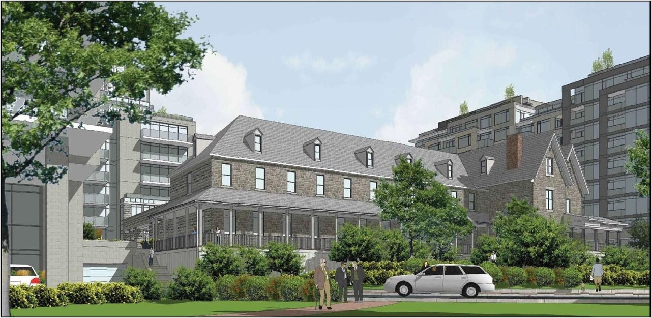 Rendering of building from page 24 of the file '2023-08-22 Design Brief'