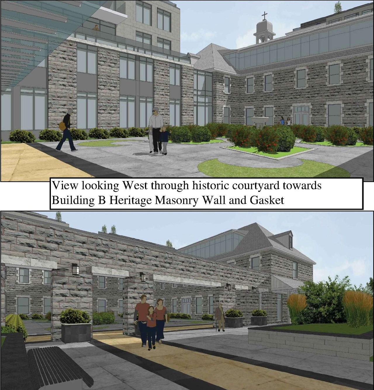 Rendering of building from page 26 of the file '2023-08-22 Design Brief'