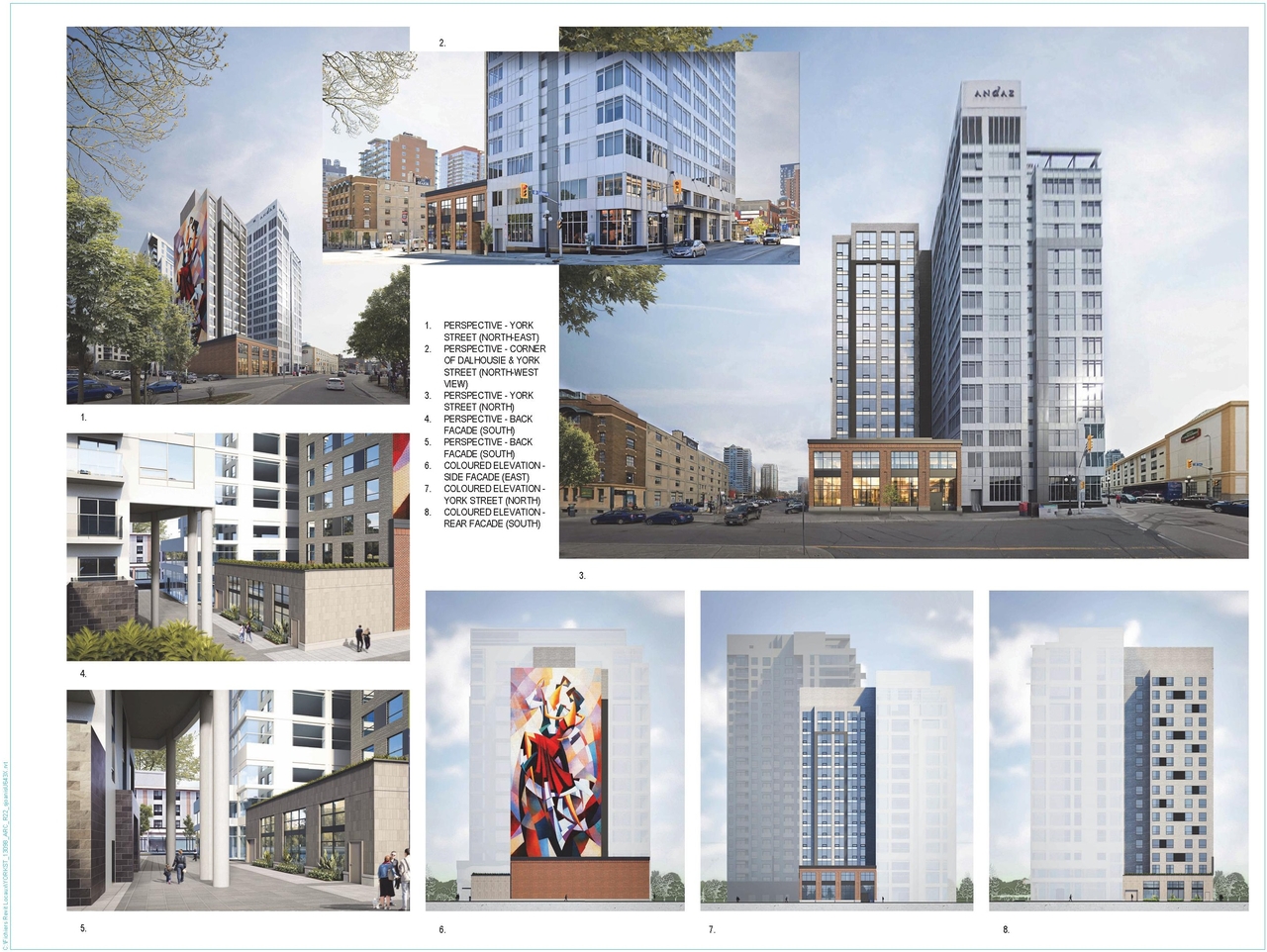 Rendering of building from page 1 of the file '110 York Street - Renderings'