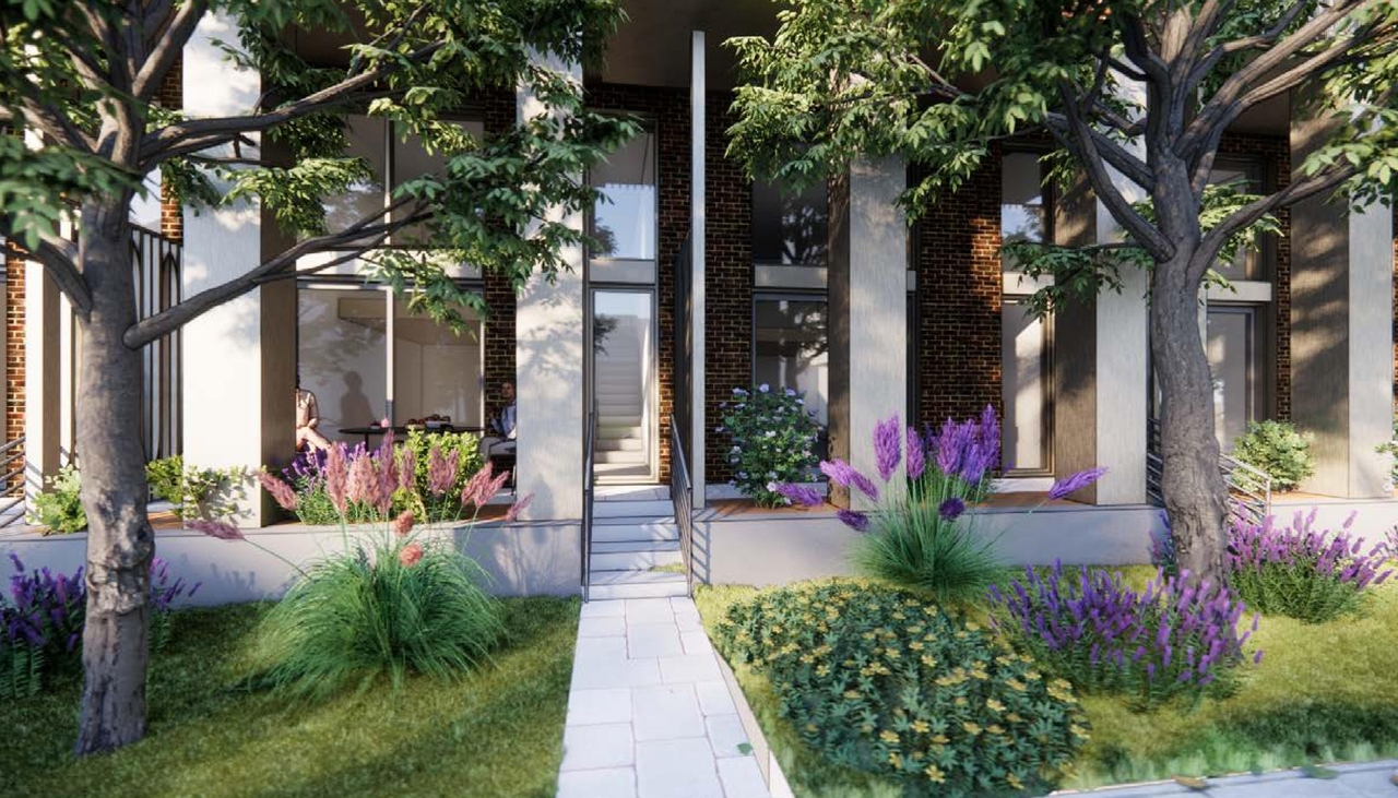 Rendering of building from page 25 of the file '315 Chapel Street - Design Brief'