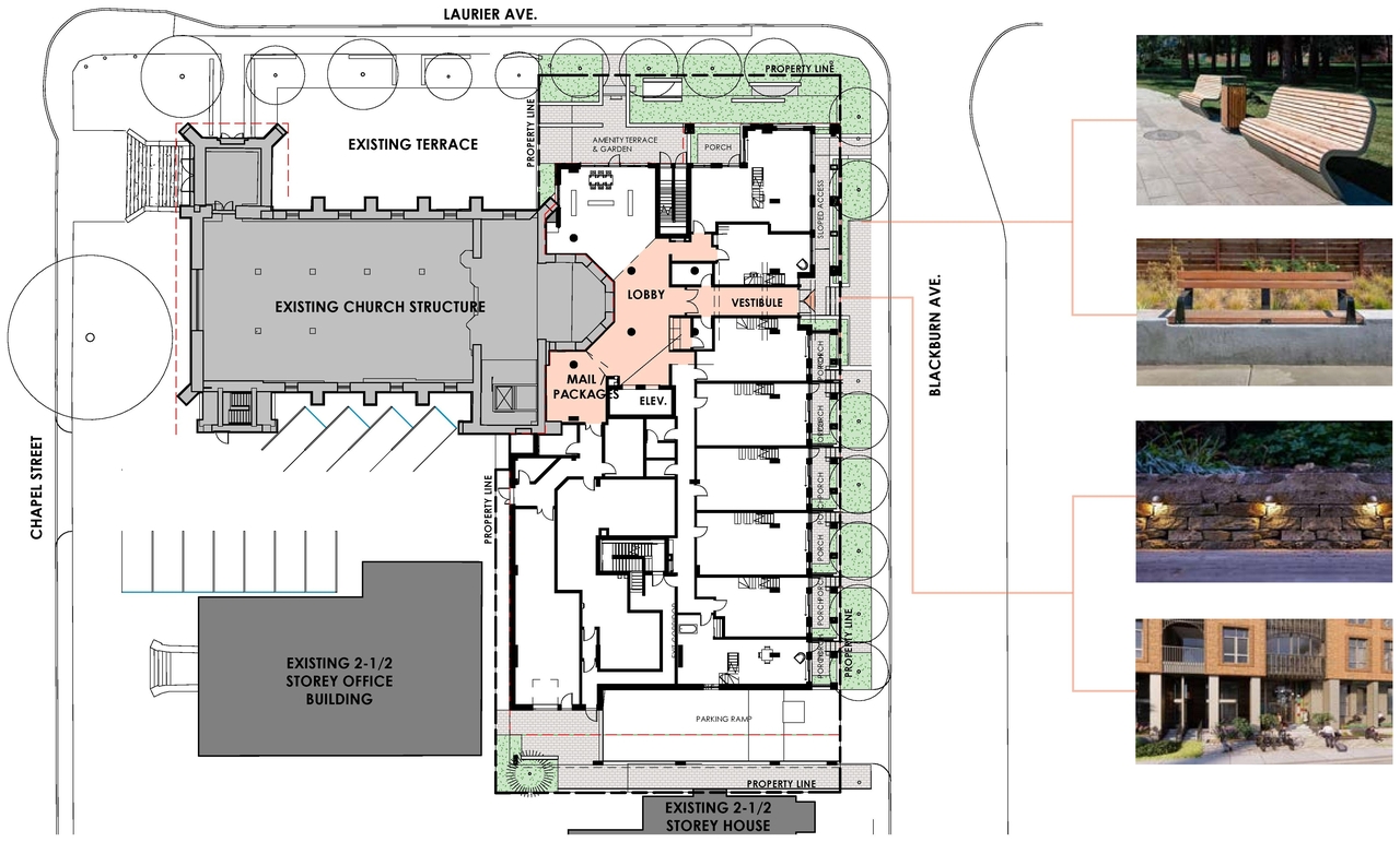 Floor plan for project from page 54 of the file '315 Chapel Street - Design Brief'