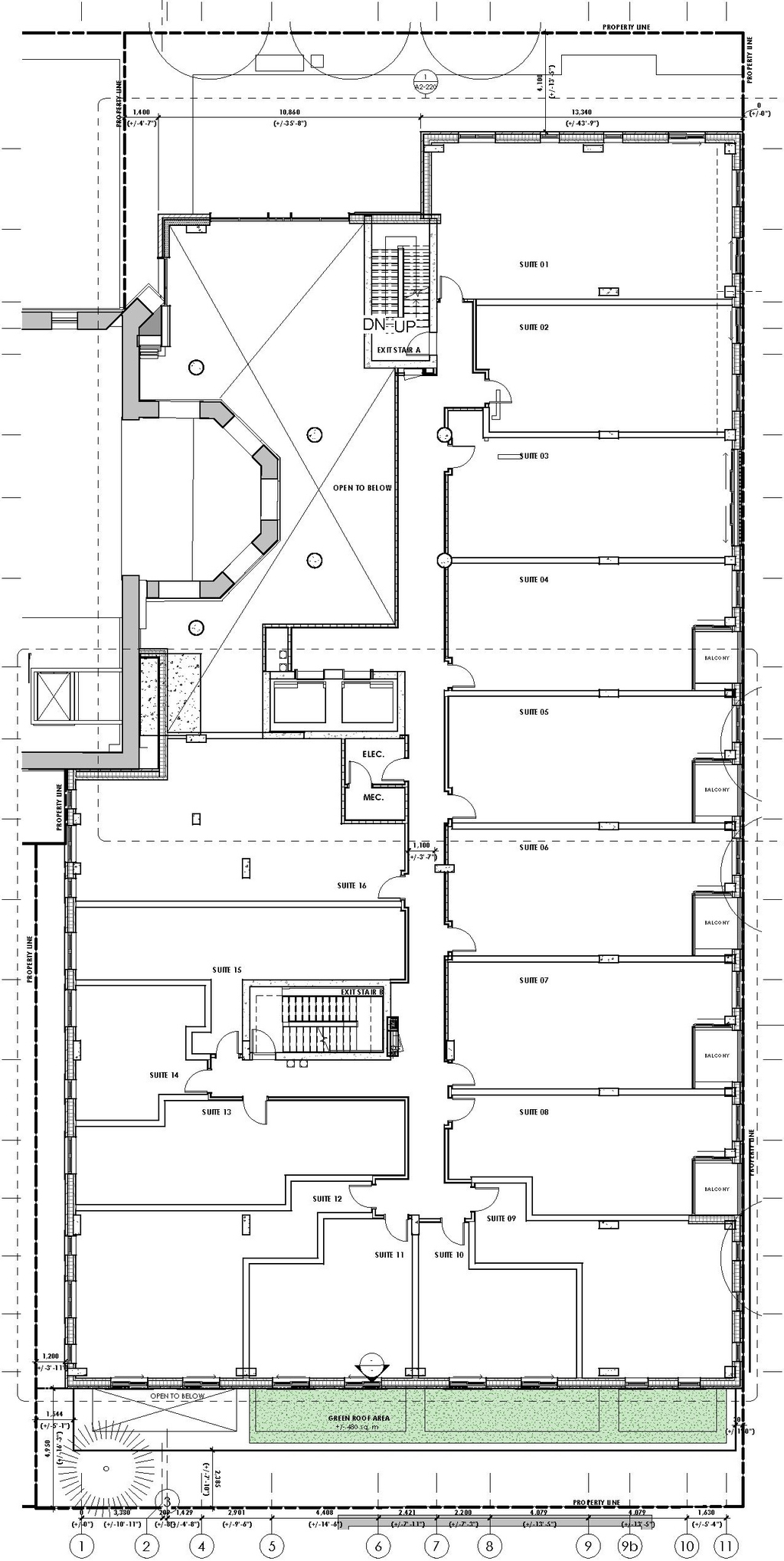 Floor plan for project from page 60 of the file '315 Chapel Street - Design Brief'