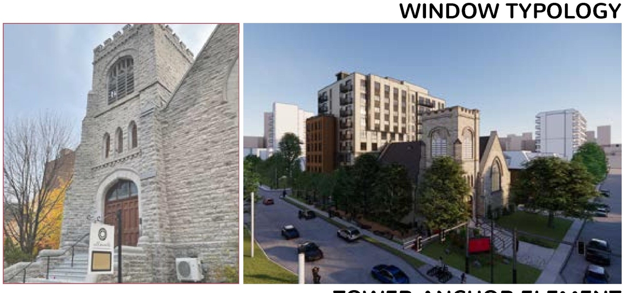 Rendering of building from page 73 of the file '315 Chapel Street - Design Brief'