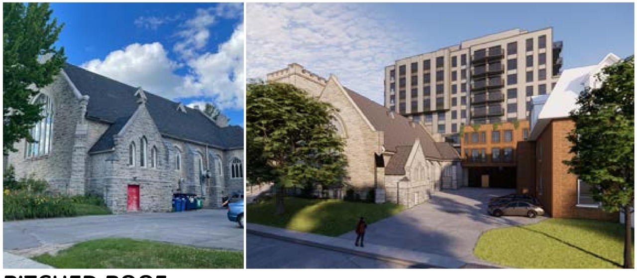 Rendering of building from page 73 of the file '315 Chapel Street - Design Brief'