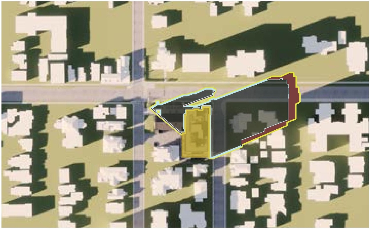 Construction site plan for project from page 79 of the file '315 Chapel Street - Design Brief'