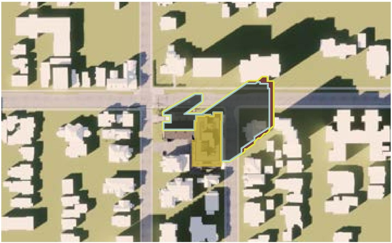 Construction site plan for project from page 79 of the file '315 Chapel Street - Design Brief'