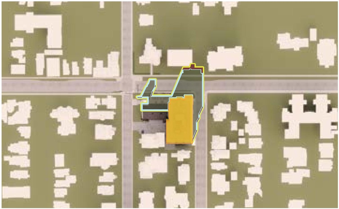 Construction site plan for project from page 80 of the file '315 Chapel Street - Design Brief'