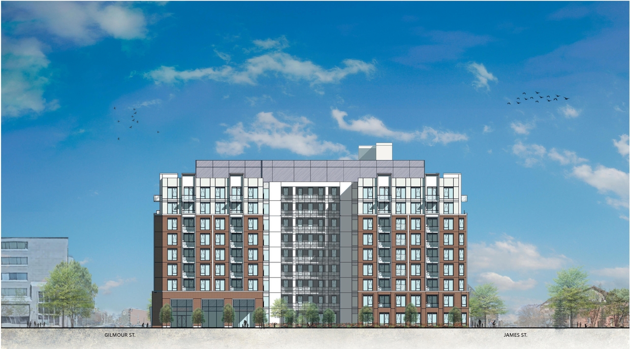 Rendering of building from page 1 of the file '381 Kent Street - Renderings'