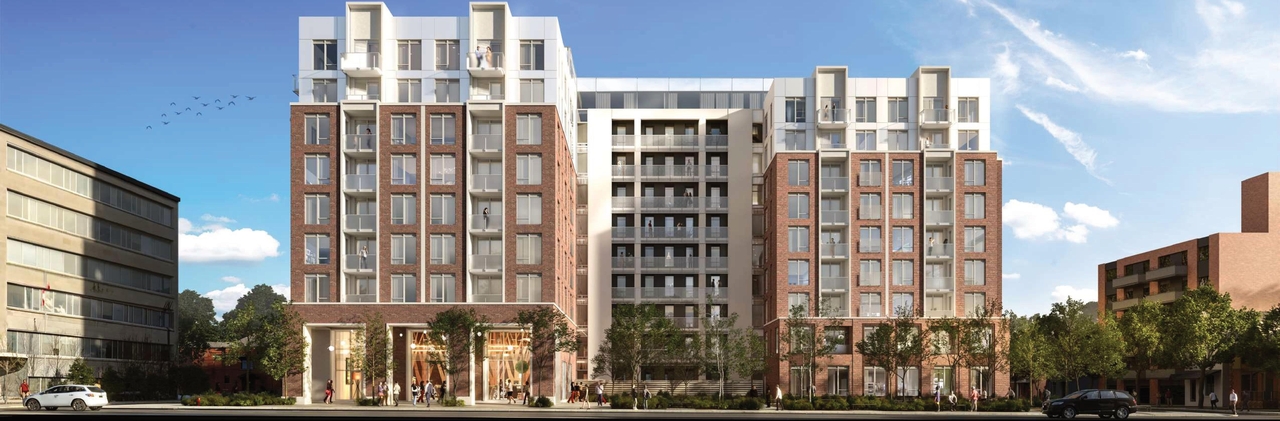 Rendering of building from page 10 of the file '381 Kent Street - Renderings'