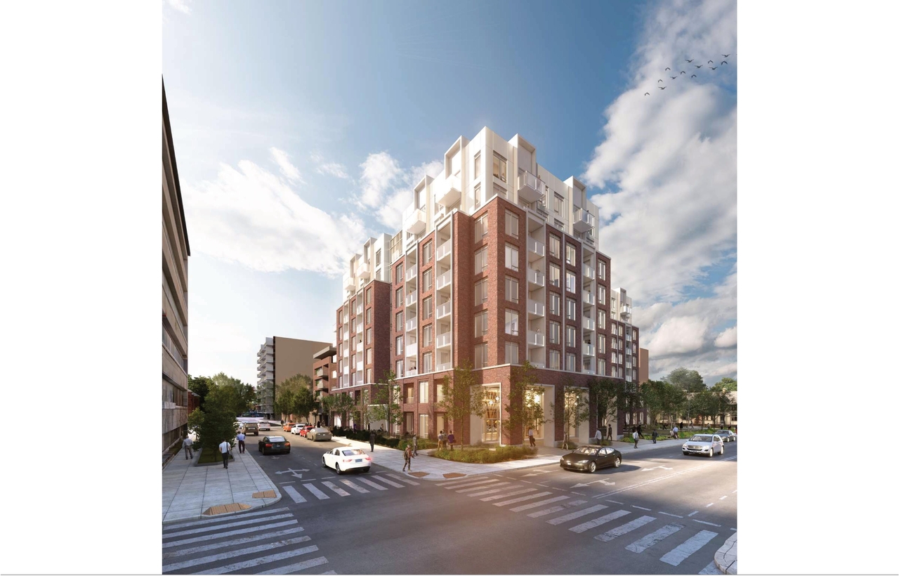 Rendering of building from page 11 of the file '381 Kent Street - Renderings'