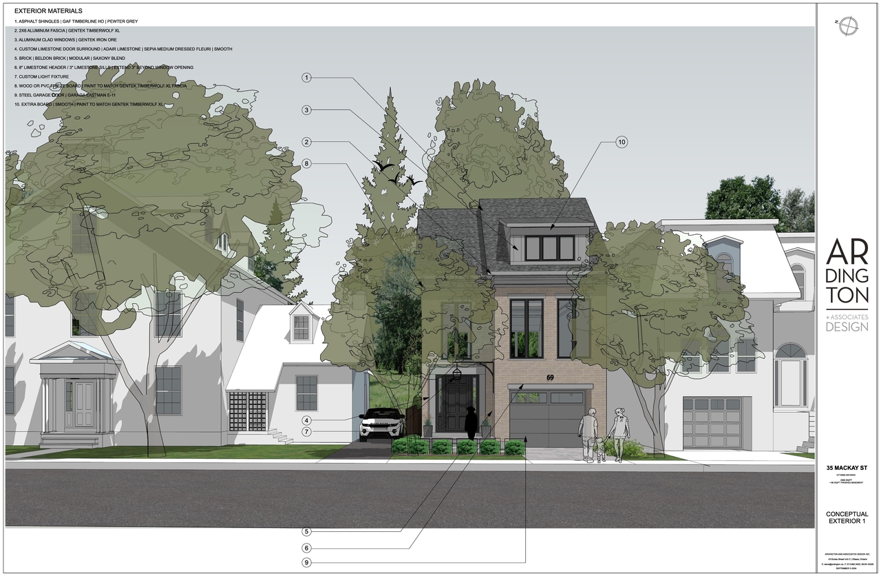 Rendering of building from page 1 of the file '35 MacKay_Renderings'