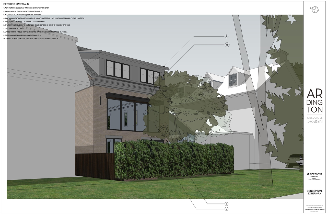 Rendering of building from page 4 of the file '35 MacKay_Renderings'