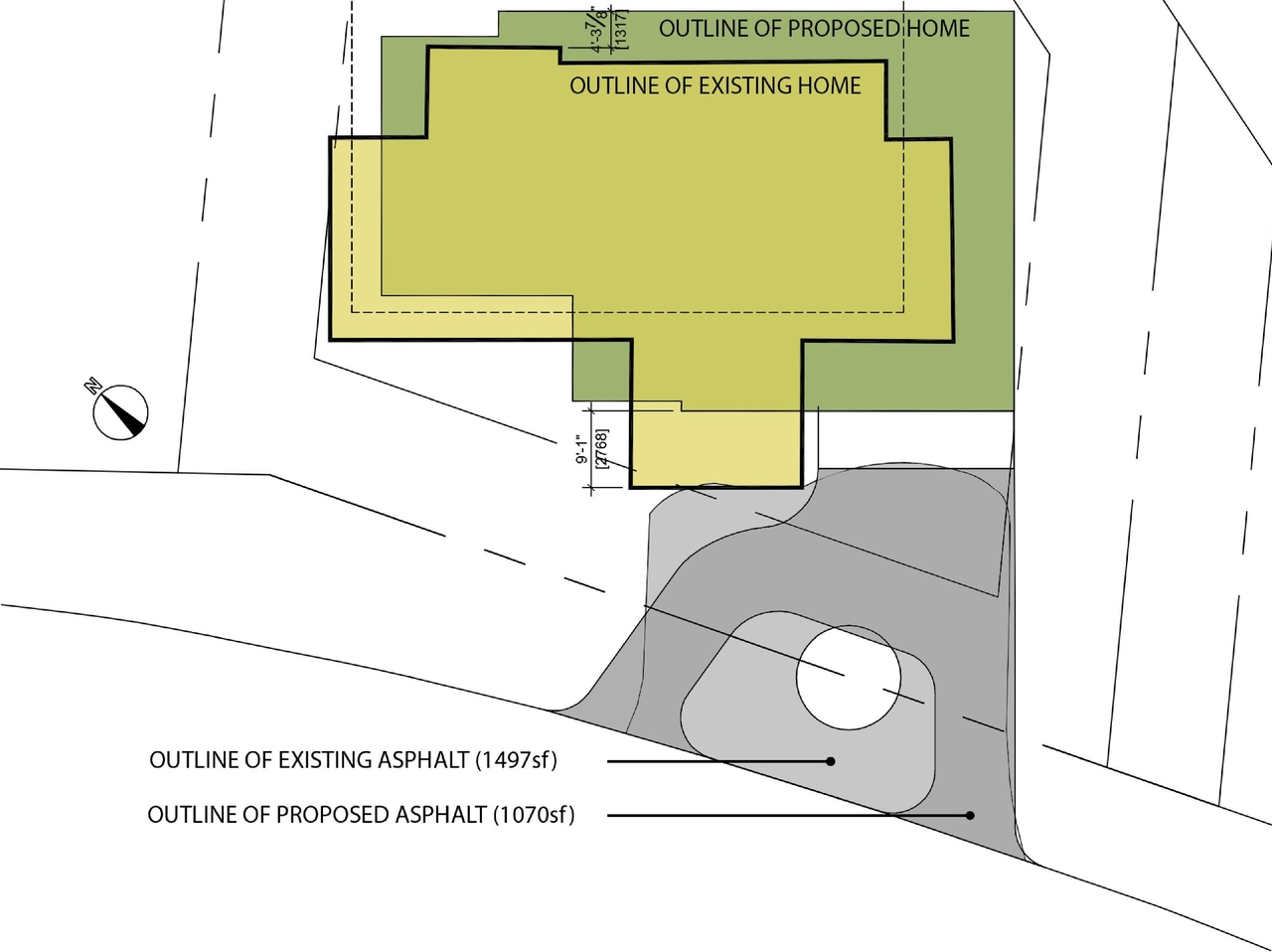Construction site plan for project from page 6 of the file '2025-02-03 - Renderings Photos and Streetscape Elevation - D09-04-26-0004'