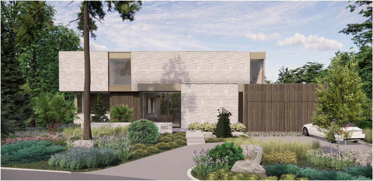 Rendering of building from page 10 of the file '2025-02-03 - Renderings Photos and Streetscape Elevation - D09-04-26-0004'